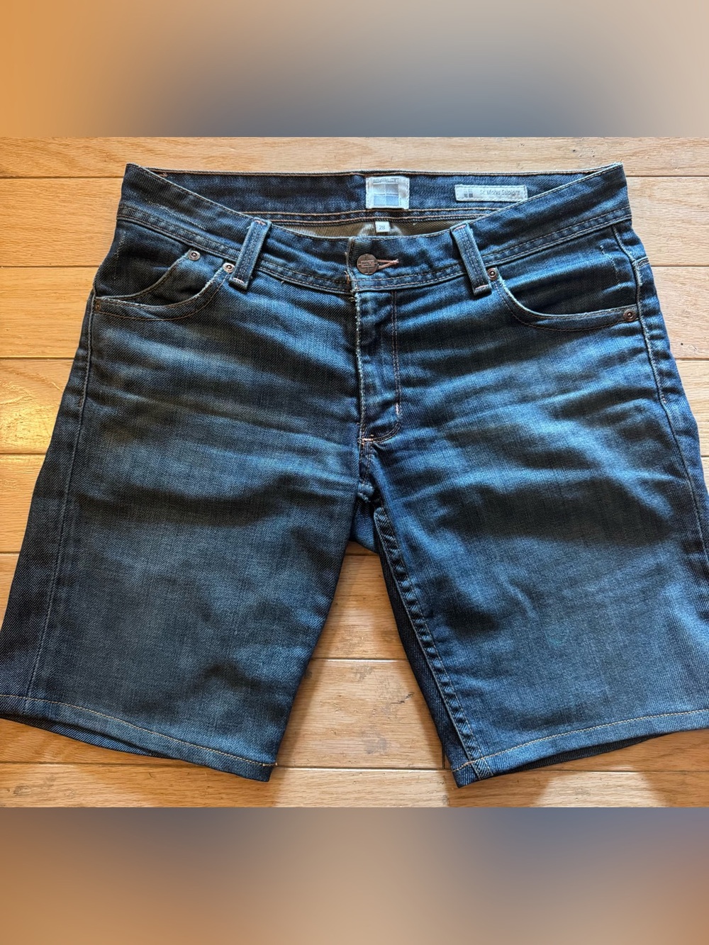 Women's Dark Blue Denim Jean Shorts